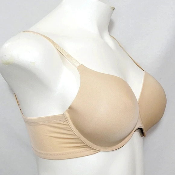 40C Maidenform 8038 8037 Sweet Nothings Full Figure T-Shirt UW Bra Nude New Wit - Picture 2 of 3